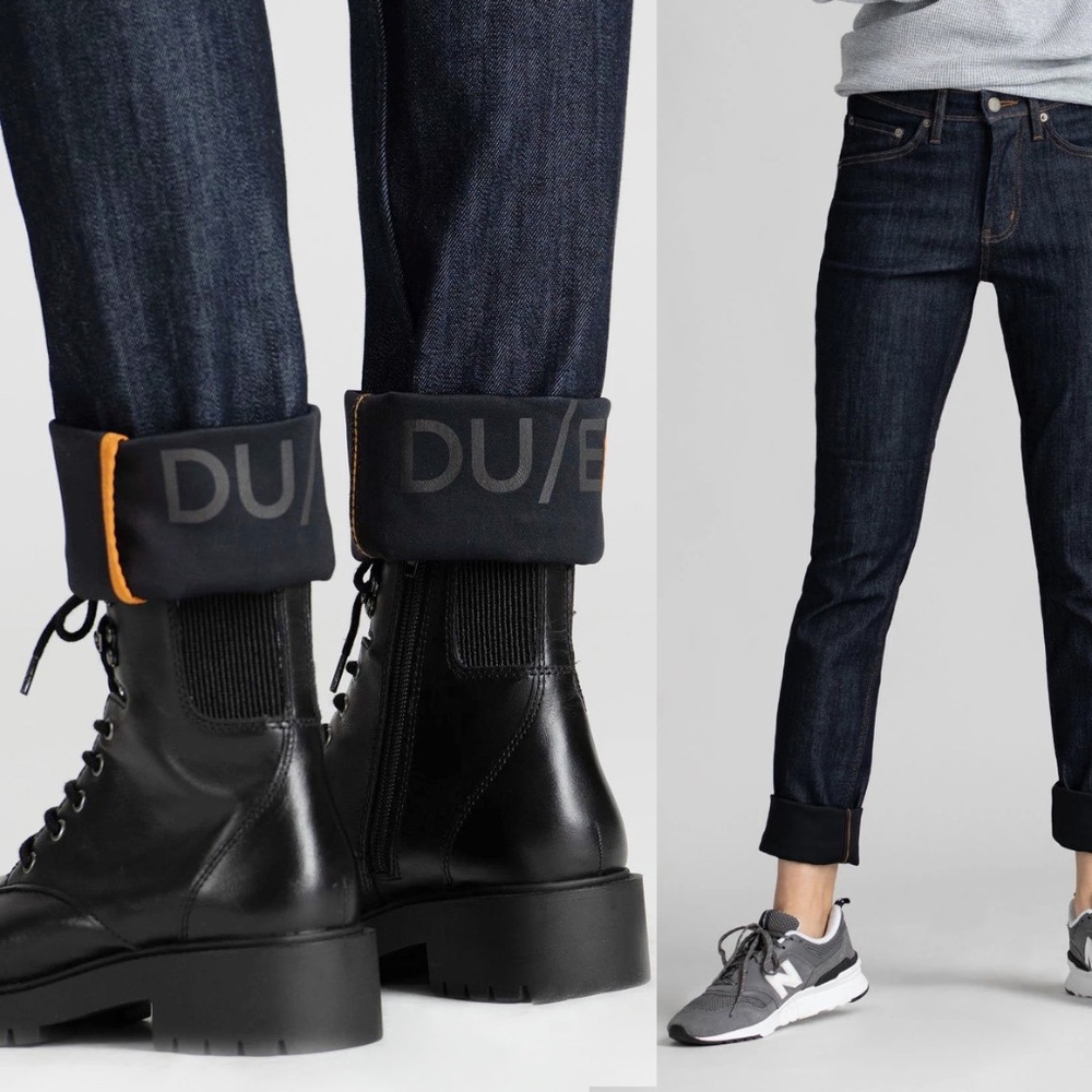 Duer Women’s Slim Straight Leg All-Weather Denim Jeans